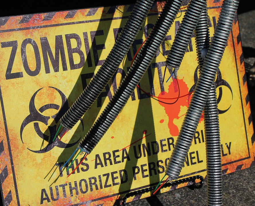 plaque zombie recherche biohazard