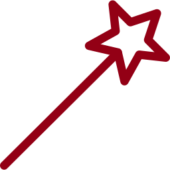magic-wand logo baguette magique