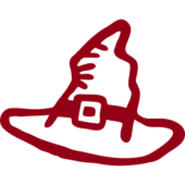 witch-hat logo chapeau sorcière
